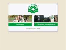 Tablet Screenshot of groupassur.be